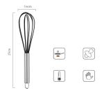 Silicone spatula non-stick cookware special kitchen set