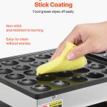 50PCS Mini Dutch Pancake Maker Commercial Dorayaki Baker Non-stick 1800W
