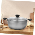 5-Piece Stainless Steel Saucepan Set For Induction And All Hobs, Kitchen Cookware Office & School Supplies