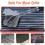 BBQ Grill Cleaning Brush Stainless Steel Barbecue Cleaner Scraper