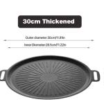 Household Non Stick Pot Wheat Rice Stone Barbecue Plate