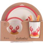 Children's Baby Cutlery Set Of 5 Bamboo Fiber Dishes