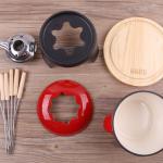 Cheese Cheese Chocolate Fondue Grill Alcohol Stove