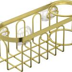 Kitchen Utensils Wall Mounted Suction Cup Type Non Perforated Sink Sponge Drain Rack