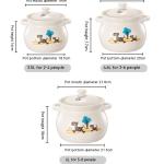 Casserole Stew Household Coal-fired Gas Soup Ceramic High Temperature Resistant Stew Tile