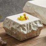 Japanese Irregular Stone Plate Dishes Hotel Restaurant