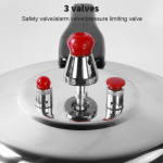 7LHome Dual Handle Aluminum Pressure Cooker Kitchen Catering Cookware UK