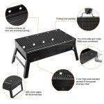Portable BBQ Grill Foldable Charcoal Grill Camping Garden Outdoor Travel