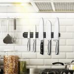 Placstic Block Storage Holder Chef Rack Strip Utensil Kitchen For Metal Knife