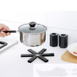 Household Dining Table Folding Heat Proof Mat Anti-scald Placemat Potholder Bowl Mat Casserole Heat Proof Mat High Temperature Resistance