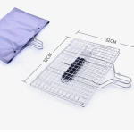 Detachable Grill Net Foldable Grill Square Grilled Vegetable Basket Grilled Fish