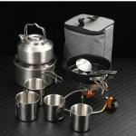 Outdoor Cookware Portable Folding Pan Set