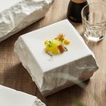 Japanese Irregular Stone Plate Dishes Hotel Restaurant
