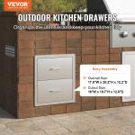 BBQ Schubladen 45 X 52 Cm Schubfach Schubladenschrank Aufbewahrung Grill Ablage