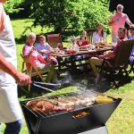 Foldable BBQ Grill Portable BBQ Barbecue Grill Camping Garden Outdoor Travel For Camping Picnic RV Travel