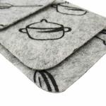 3-Piece Set of Creative Pots and Pans Non-Stick Storage Protection Mat