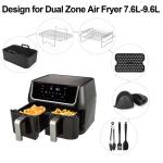 Air Fryer Accessories Rectangular Set Double Pot Grill