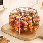 Air Fryer Universal Stainless Steel Vertical Grill Rack
