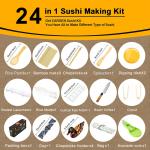 Gimbap Cooking Kitchen Sushi Tools 24-Piece Set