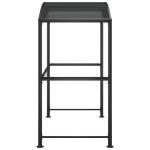 Grill Pavilion with Side Shelves Anthracite 210x114x230 cm Steel