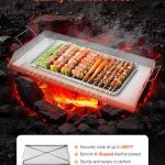 32x16 In Flat Top Griddle Stainless Steel Universal BBQ Grill Pan Cookware