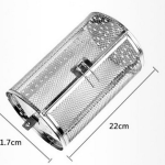 Electric oven rotating grill drum