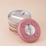 1PCS Stainless Steel Dishes Plate Detachable Suction Bowl Fo