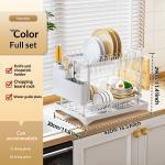 Kitchen Home Multi-Functional Bowl Plate And Utensil Storage Cabinet