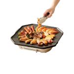 Household Non-Stick Electric Grill Korean-Style Smokeless BBQ Pan