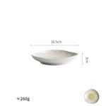 Salad Dishes Soup Bowl Noodle Bowl Household Ceramic Tableware Dessert Fruit Plate