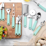 Creative Plastic Handle Stainless Steel Kitchen Utensils