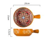 Dishes Suit Vintage Underglaze Household Bowls And Dishes