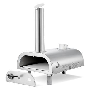 12' Outdoor Pizza Oven Portable Pellet/Gas Pizza Oven  For Camping