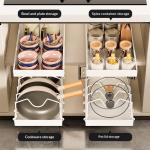 Kitchen Simple Adjustable Cookware Storage Rack