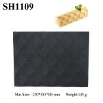 Mousse Roll Silicone Cake Mold Woven Heart-shaped Wood Grain Coffee Rhombus Mat Mold