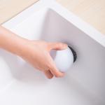 Spherical Standing Pot Brush Does Not Damage The Surface Kitchen Brush Simple Shape Dish Washing Utensil Brush