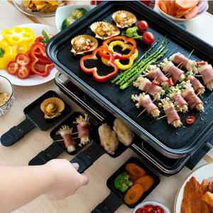 Black Household Smokeless Flat Bakeware Electric Oven
