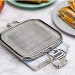 Sandwich BBQ Grill Sandwich Oven Food Bread Stainless Steel Barbecue Net BBQ Grill Breakfast Baking Tool