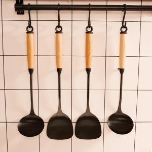 Household Kitchen Wooden Handle Shovel Cooking Utensils Set