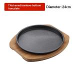 Cast Iron Teppanyaki Grill Commercial Round Barbecue Pan