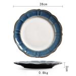 Western Dishes Creative Special-shaped Household Simple Ceramics