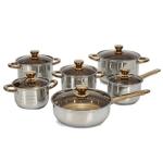 Thickened Double-Base Cookware 12-Piece Set