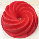 Silicone Round Cake Mold Cyclone Bakeware Large Hollow Spiral Cake Mold DIY Baking Mold