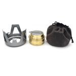 Portable Windproof Mini Hot Pot Cookware Liquid Alcohol Tea Stove