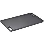 VEVOR Reversible Grill Griddle, Pre-Seasoned Cast Iron Griddle, Rectangular Double Burner Griddle Pan, Non-Stick Family Pan Cookware With Handles, Flat Top Plate For BBQ, Gas Grill, Black