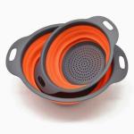 Drain Basket Circular Kitchen Utensil Folding