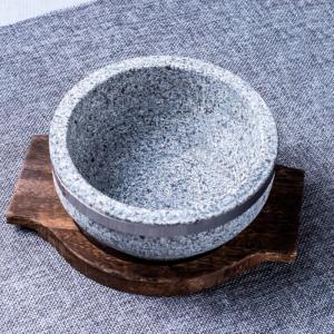 Natural Stone Thickened Household Rice Mixing Casserole