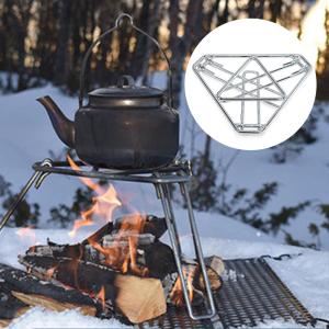 Outdoor Portable Folding Grill Camping Hanging Pot