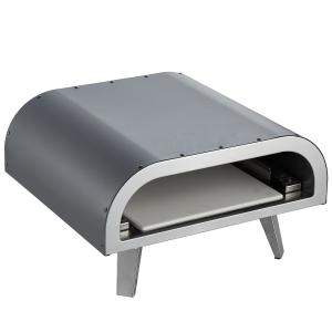 12' Outdoor Pizza Oven Portable Gas Oven Iron Spray  For Camping