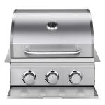 Stainless Steel Embedded Three-head Gas Barbecue Grill